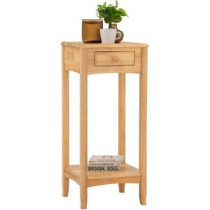 High Multi Purpose Rack Side Table-Natural