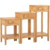 High Multi Purpose Rack Side Table-Natural