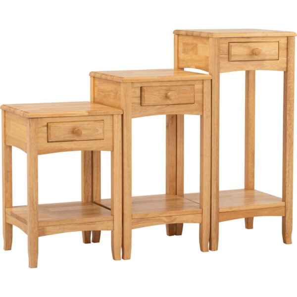 High Multi Purpose Rack Side Table-Natural