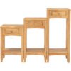 High Multi Purpose Rack Side Table-Natural