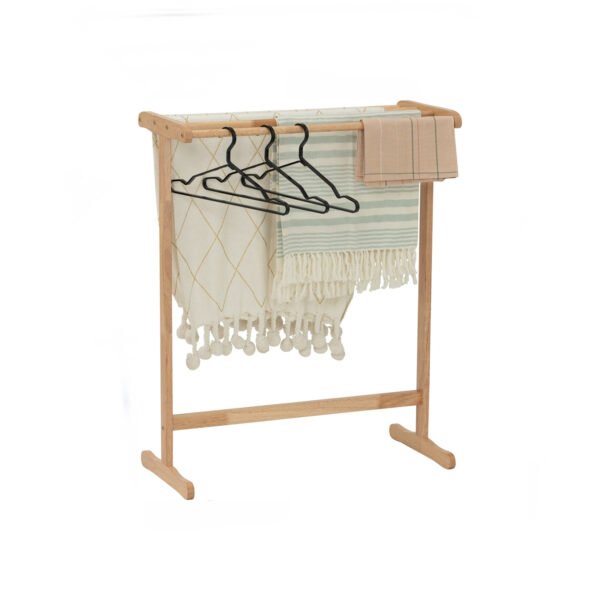 Low Towel Rack-Natural