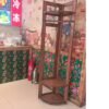Wooden Corner Garment Rack-Walnut