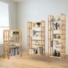 Solid Wood Storage Rack-Natural
