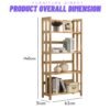 Solid Wood Storage Rack-Natural