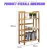 Solid Wood Storage Rack-Natural
