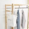 120cm Solid Wood Garment Rack-Natural
