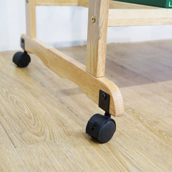 120cm Solid Wood Garment Rack-Natural
