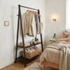 ATSUTA-CAPP-.jpg Wooden A-Shaped Garment Rack-Cappuccino