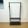ATSUTA-CAPP-1.jpg Wooden A-Shaped Garment Rack-Cappuccino