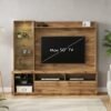 200cm TV Wall Unit-Wotan Oak