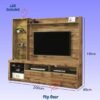 200cm TV Wall Unit-Wotan Oak