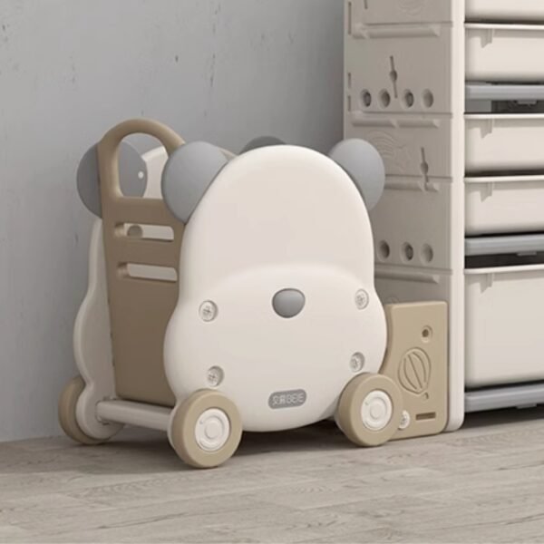 Bear Children Storage Trolley-Brown