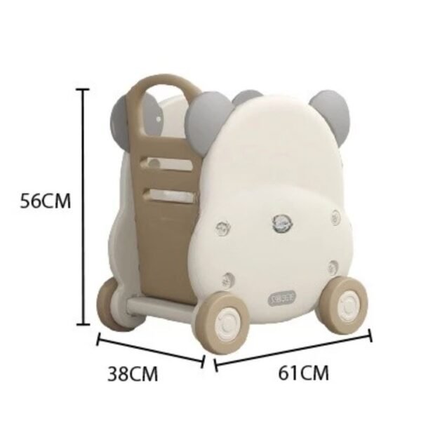 Bear Children Storage Trolley-Brown