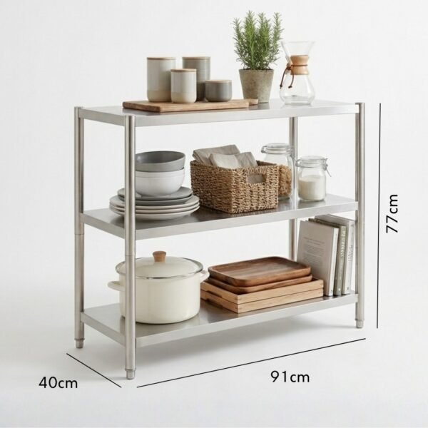 CHAPEL-403A-4.jpg 3 Tier Stainless Steel Storage Rack