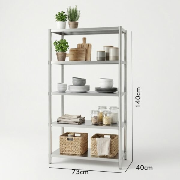 CHAPEL-405B-1.jpg 5 Tier Stainless Steel Storage Rack