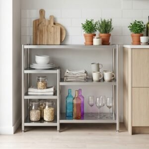 Stainless Steel 90cm Storage Rack