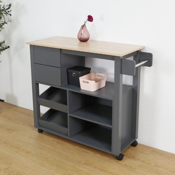 Kitchen Cart Trolley-Grey