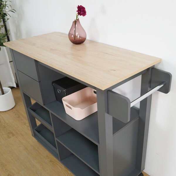 Kitchen Cart Trolley-Grey