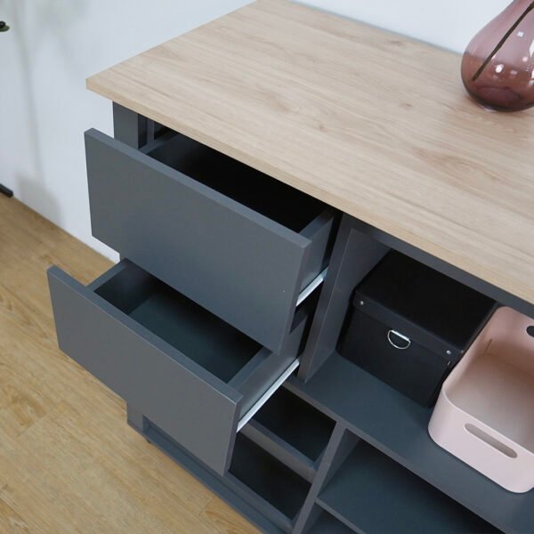 Kitchen Cart Trolley-Grey