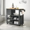 Kitchen Cart Trolley-Grey
