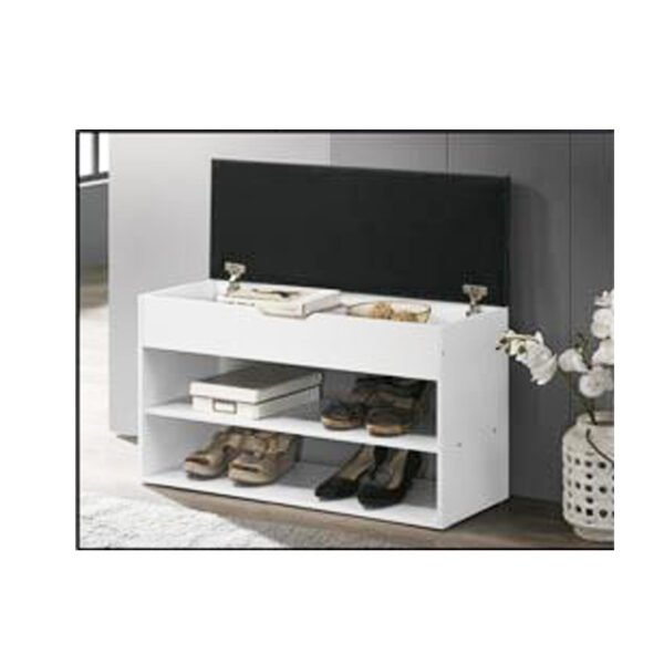 80CM Storage Shoe Rack-White