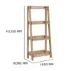 Display Book Rack-Natural