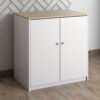 [Package] LUNA 4 in 1 Melamine Kitchen Cabinet Package-White
