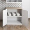 [Package] LUNA 4 in 1 Melamine Kitchen Cabinet Package-White