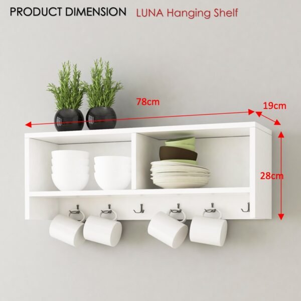 [Package] LUNA 4 in 1 Melamine Kitchen Cabinet Package-White