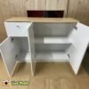 [Package] LUNA 4 in 1 Melamine Kitchen Cabinet Package-White