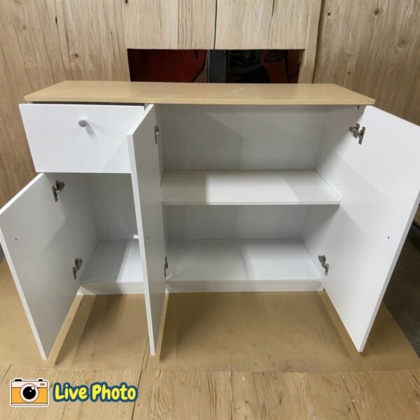 [Package] LUNA 4 in 1 Melamine Kitchen Cabinet Package-White