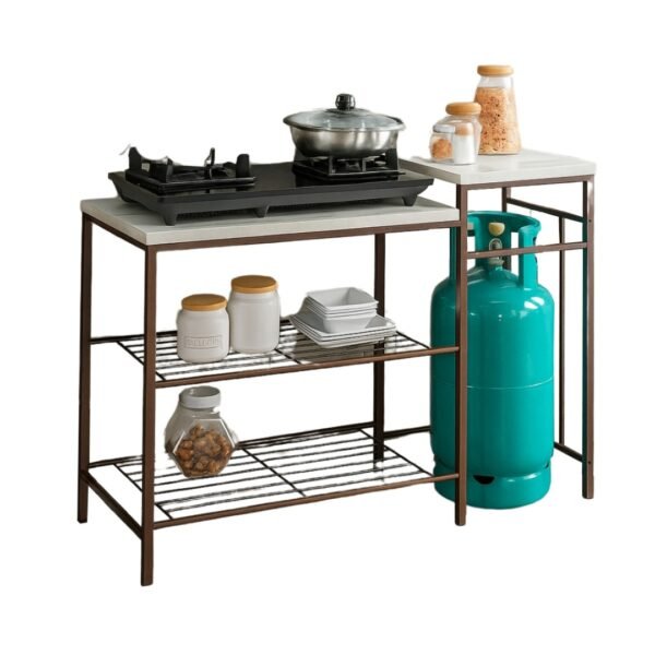 Mosaic Top Kitchen Cooking Rack-Copper