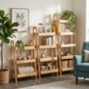 Solid Wood Storage Rack-Natural
