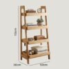 Solid Wood Storage Rack-Natural