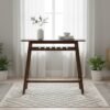 107cm Wooden Bar Table-Medium Brown