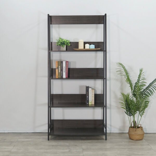 4 Tier Ladder Book Shelf-Dark Wenge