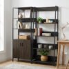 4 Tier Ladder Book Shelf-Dark Wenge