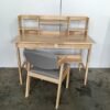 [Package] ODENSE 2 In 1 120cm Wooden Study Desk Set-Natural