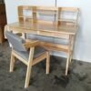 [Package] ODENSE 2 In 1 120cm Wooden Study Desk Set-Natural
