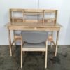 [Package] ODENSE 2 In 1 120cm Wooden Study Desk Set-Natural
