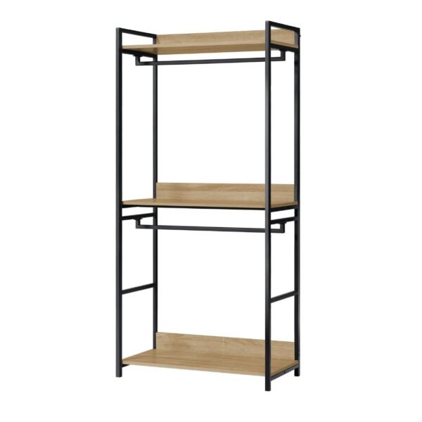 Open Concept Double Layer Garment Rack