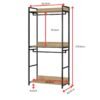 Open Concept Double Layer Garment Rack