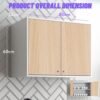 [Package] LUNA 4 in 1 Melamine Kitchen Cabinet Package-White