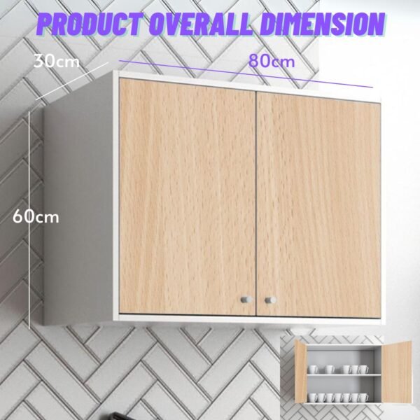 [Package] LUNA 4 in 1 Melamine Kitchen Cabinet Package-White