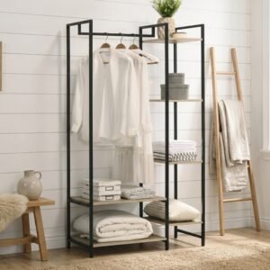 Open Concept Wardrobe Garment Rack