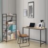 4 Tier Metal Frame Book Shelf-Black