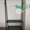 TESTIMONY-ATSUTA-RACK-CAPP-2.jpg Wooden A-Shaped Garment Rack-Cappuccino