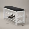 80cm Storage Shoe Bench-3 Colors