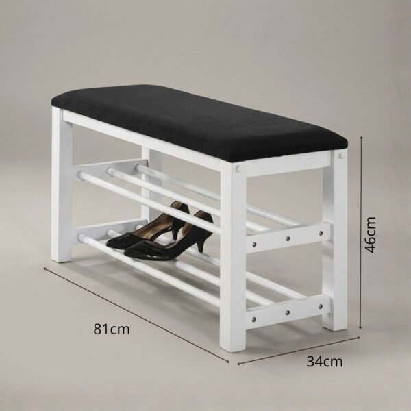 80cm Storage Shoe Bench-3 Colors