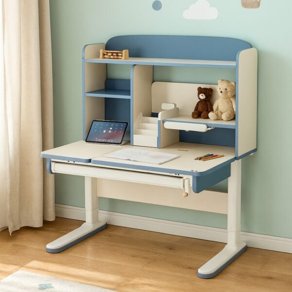 Ergonomic Kids Study Desk-Blue